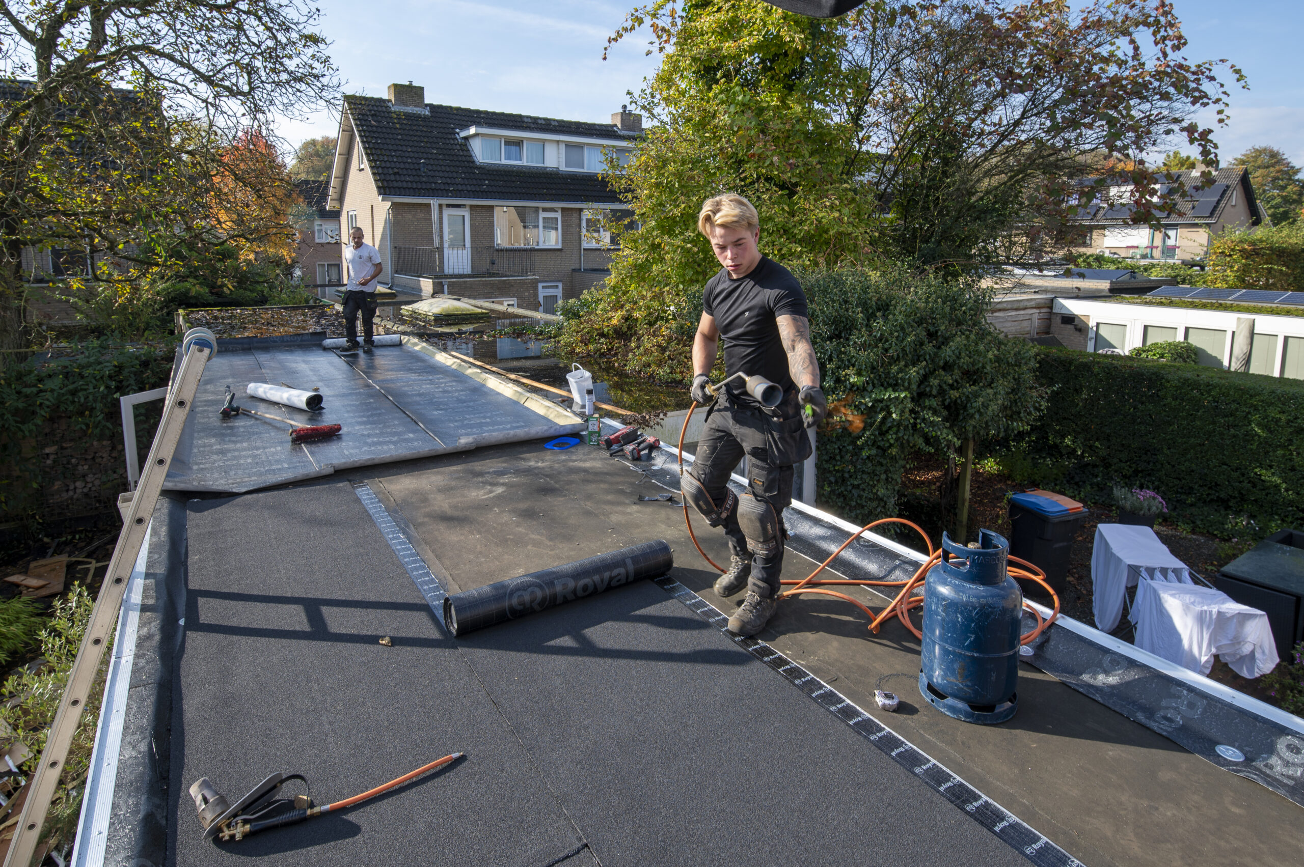Plat dak onderhoud